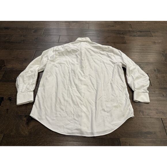Peter Millar Mens White Nanoluxe Easy Care Long Sleeve Button Up Shirt Size XL - Picture 3 of 9